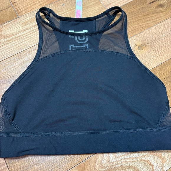 VS Pink Black Racerback Sports Bra Size Small - Picture 5 of 7